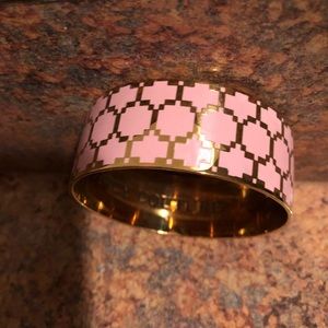 Juicy couture pink honeycomb bangle